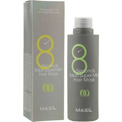 Восстанавливающая мягкая маска для волос Masil 8 Seconds Salon Super Mild Hair Mask Green