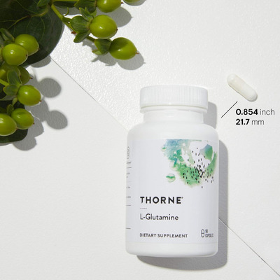 L-глютамин / L-Glutamine, Thorne Research, 500 мг, 90 капсул
