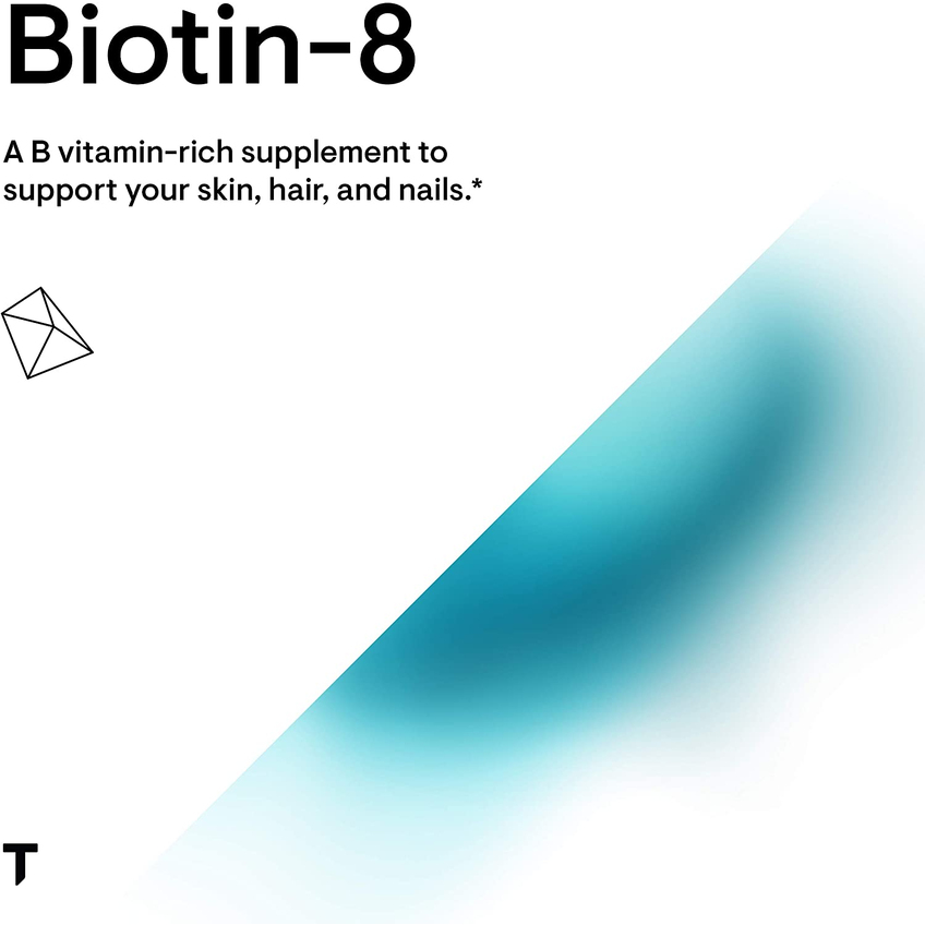 Биотин-8 / Biotin-8, Thorne Research, 8 мг, 60 капсул
