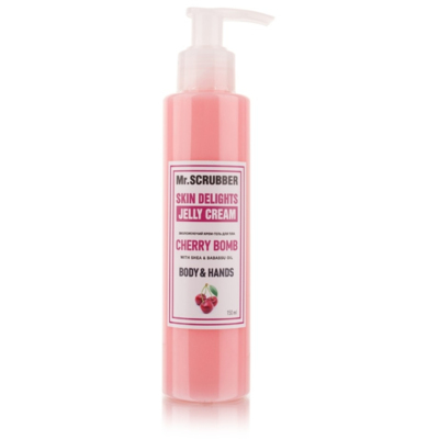 Зволожувальний крем-гель для тіла і рук Mr.Scrubber Cherry Bomb Body & Hands Cream