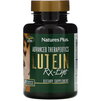 Передовая терапия с лютеином для здоровья глаз / Advanced Therapeutics Lutein RX-Eye, Nature's Plus, 60 капсул