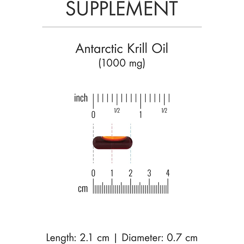 Олія антарктичного криля / Antarctic Krill Oil, Dr. Mercola, 60 капсул