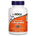 L-аргинин двойной концентрации / Double Strength L-Arginine, Now Foods, 1000 мг, 120 таблеток