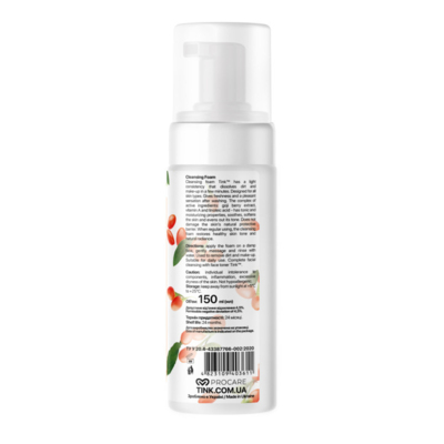 Пенка для умывания для всех типов кожи «Ягоды Годжи и Витамин А» Tink Cleansing Foam