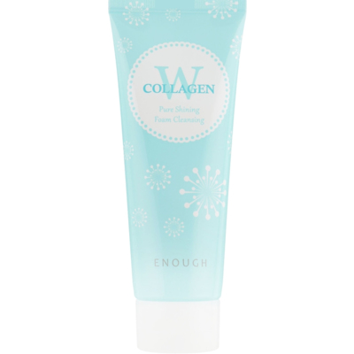 Очистительная пенка с морским коллагеном Enough W Collagen Pure Shining Foam Cleansing