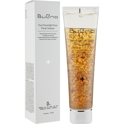 Гель для умывания с лепестками роз Bueno Pure Moonlight Rose Floral Cleanser
