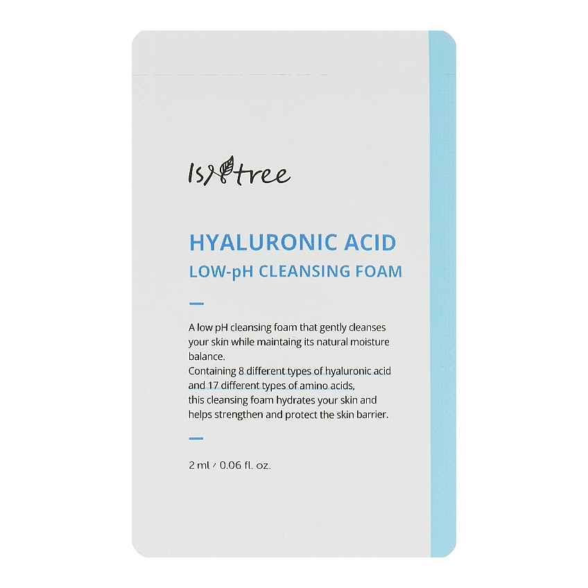 Пенка для умывания с низким уровнем рН IsNtree Hyaluronic Acid Low pH Cleansing Foam