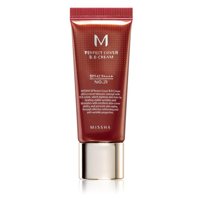 ВВ-крем Missha M Perfect Cover SPF42/Pa +++ №21 Light Beige