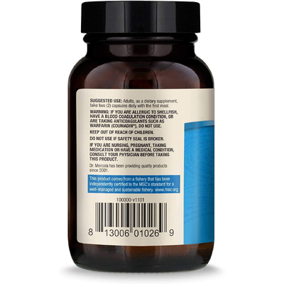 Олія антарктичного криля / Antarctic Krill Oil, Dr. Mercola, 60 капсул