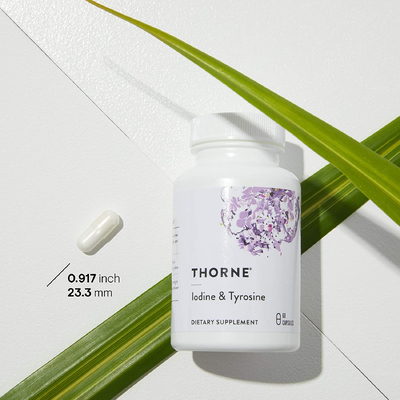 Йод и тирозин / Iodine & Tyrosine, Thorne Research, 60 капсул