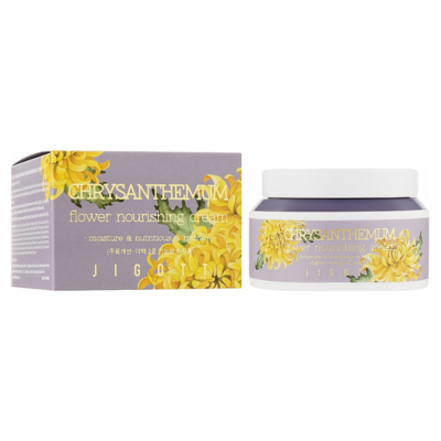 Крем Питательный с экстрактом хризантемы Jigott Flower Chrysanthemum Nourishing Cream