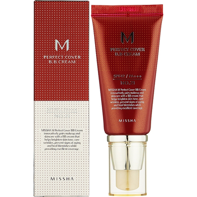 ВВ-крем Missha M Perfect Cover SPF42/Pa +++ №21 Light Beige