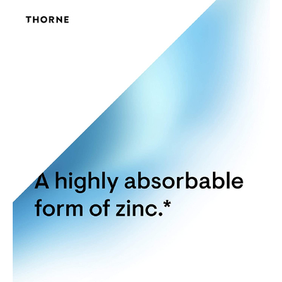 Піколінат цинку з подвоєною ефективністю / Zinc Picolinate, Thorne Research, 30 мг, 180 капсул