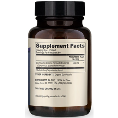 Биодинамик, ферментированная сладкая с ферментами / Biodynamic Organic Fermented Chewable Licorice, Dr. Mercola, 500 мг, 60 таблеток