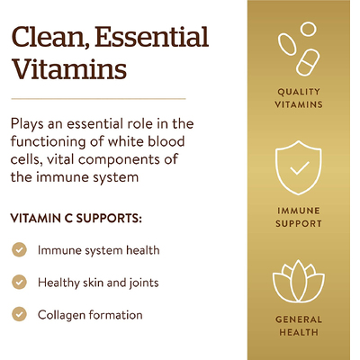 Витамин C / Vitamin C, Solgar, 1000 мг, 90 таблеток