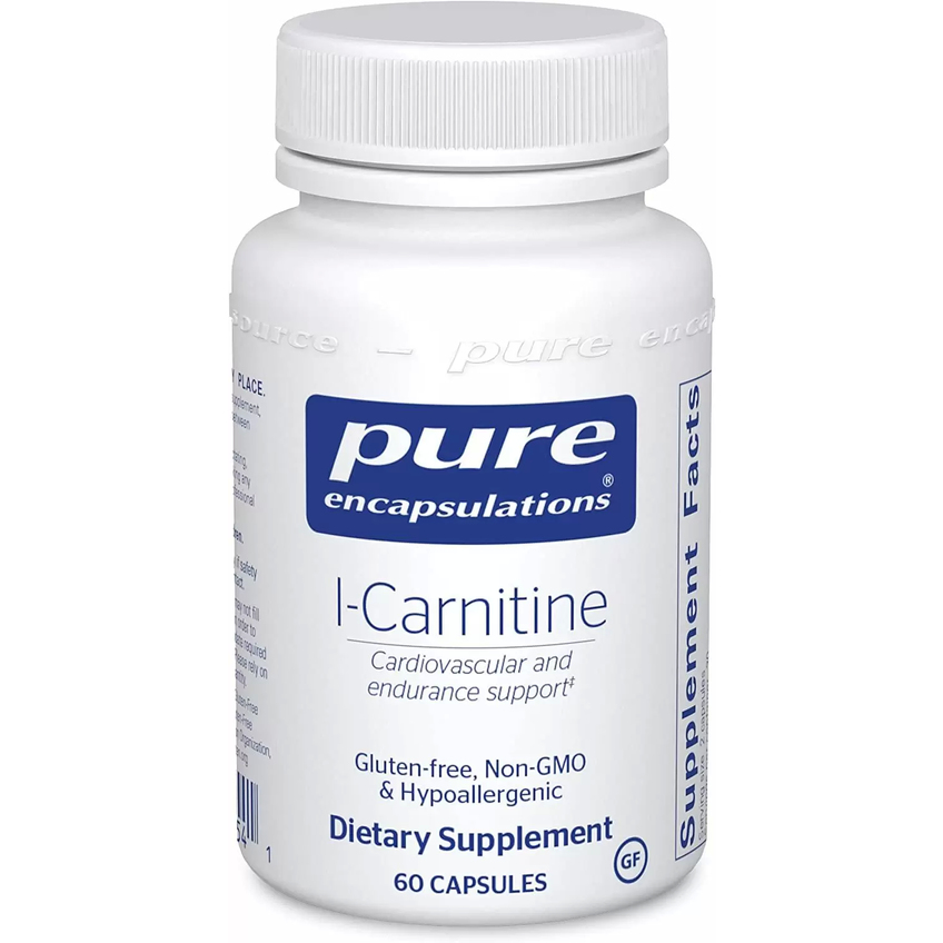 L-карнітин / l-Carnitine, Pure Encapsulations, 340 мг, 60 капсул