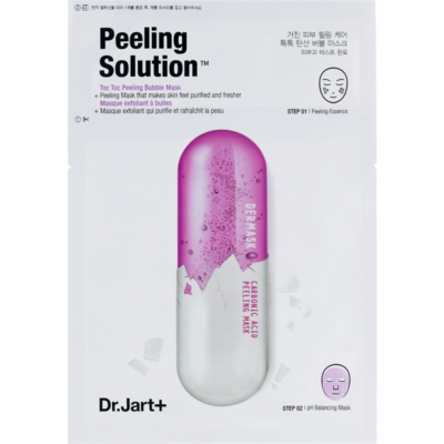 Тканевая 2-х уровневая пилинг-маска Dr. Jart+ Dermask Ultra Jet Peeling Solution