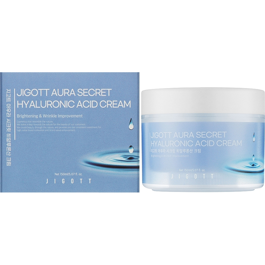 Увлажняющий крем для лица с гиалуроновой кислотой Jigott Aura Secret Hyaluronic Acid Cream