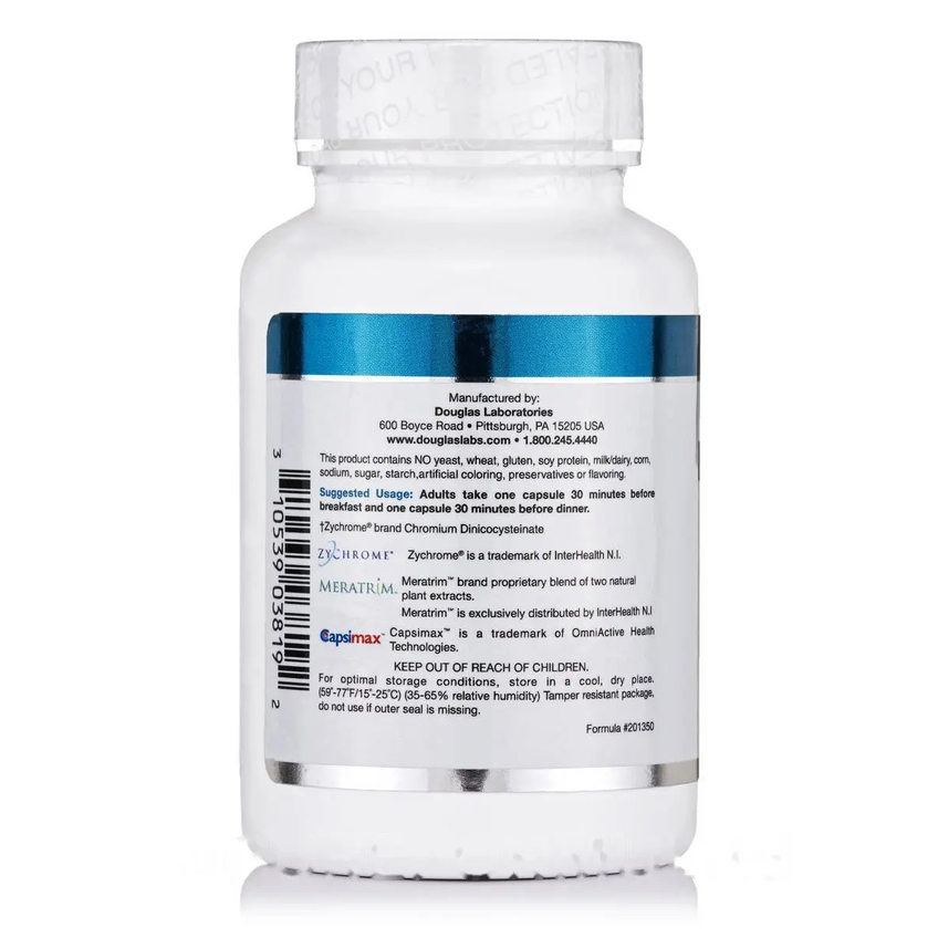Формула управління вагою / Metabolic Lean, Douglas Laboratories, 60 вегетаріанських капсул