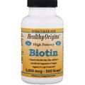 Біотин / Biotin, Healthy Origins, 5000 мг, 360 капсул