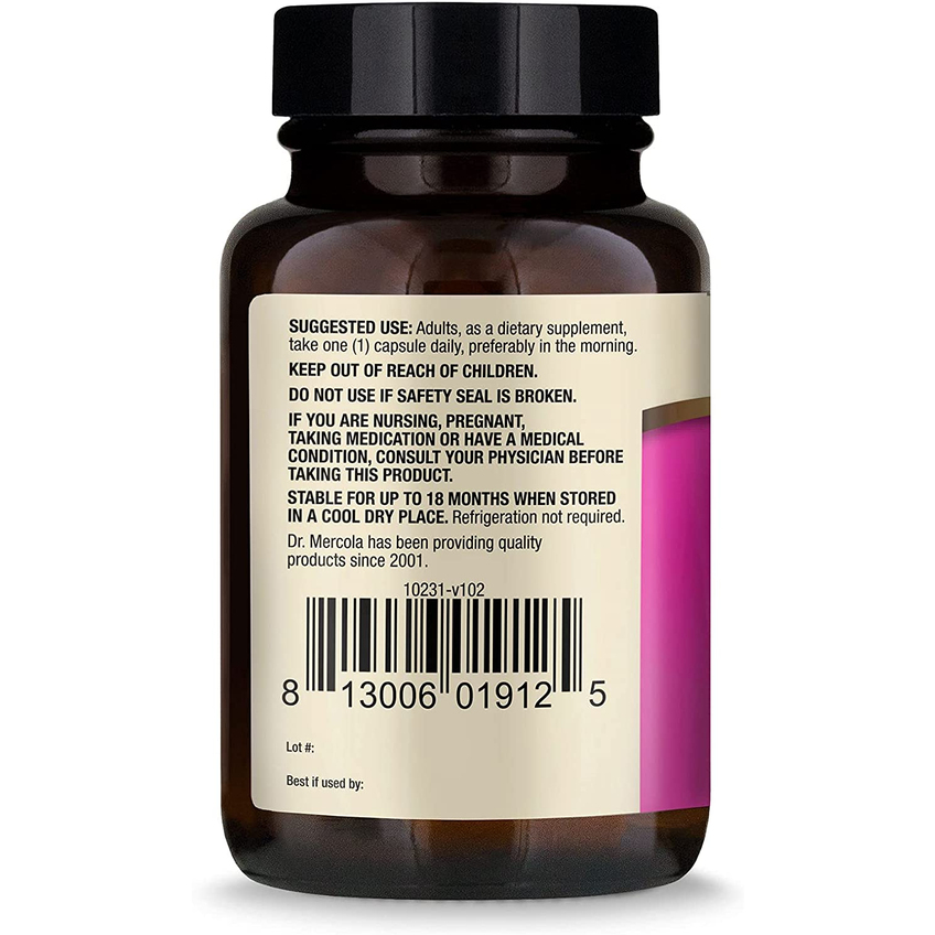 Пробіотики для жінок / Complete Probiotics for Women 70 Billion CFU, Dr. Mercola, 30 капсул