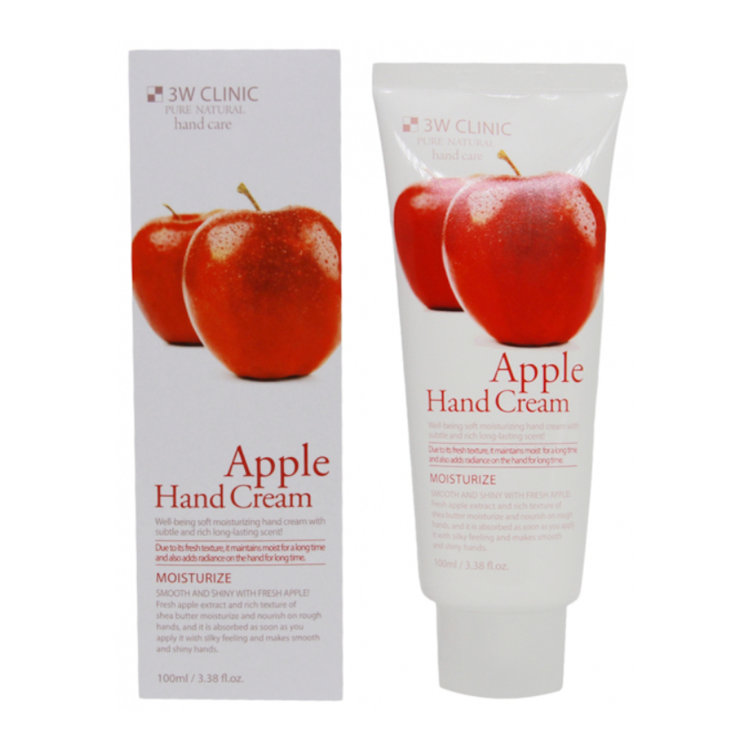 Крем для рук с яблочным экстрактом 3W Clinic Apple Hand Cream