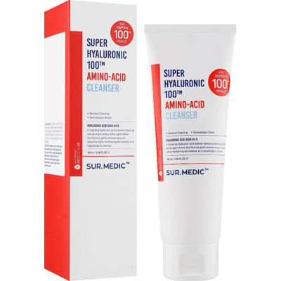 Пенка для очистки Neogen Sur.Medic+ Super Hyaluronic 100TM Amino Acid Cleanser