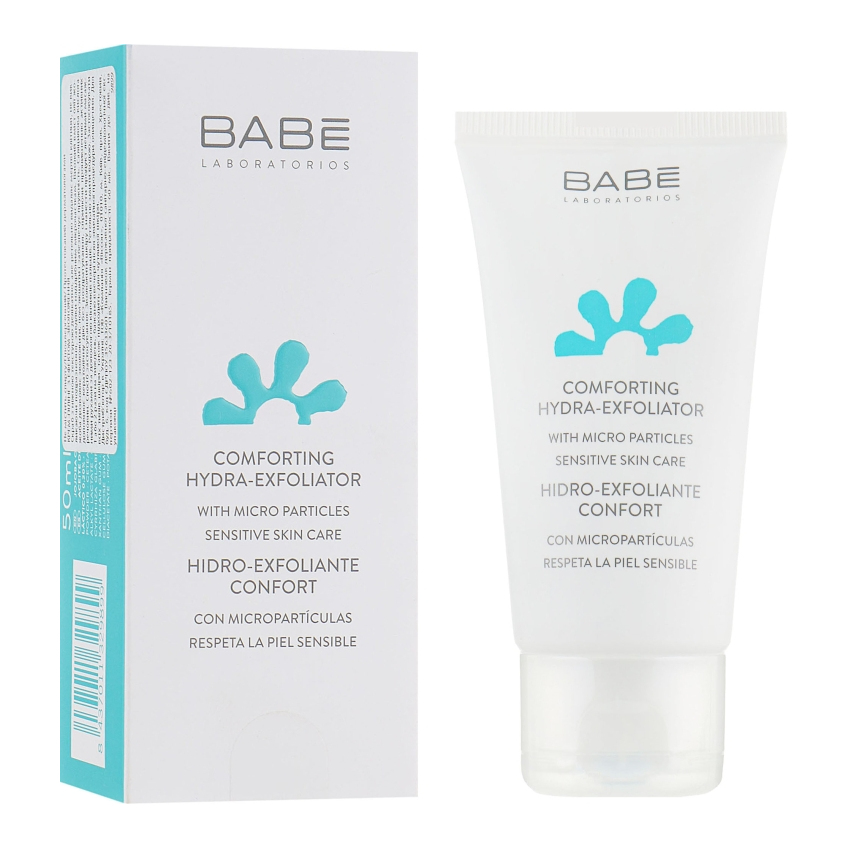 Мягкий увлажняющий скраб для лица Babe Laboratorios Comforting Hydra-Exfoliator