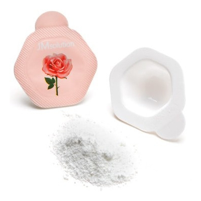 Энзимная пудра с розой JMsolution Glow Luminous Flower Firming Powder Cleanswer Rose