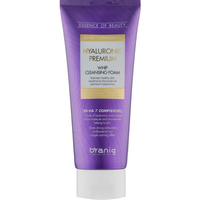 Пенка для умывания с гиалуроном Branig Hyaluronic Premium Whip Cleansing Foam