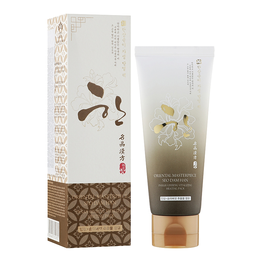 Маска для лица с экстрактом женьшеня 3W Clinic Seo Dam Han Panax Ginseng Vitalizing Heating Pack