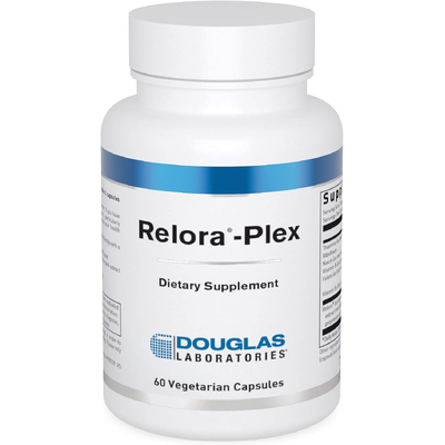 Поддержка настроения и психики во время стресса, контроль веса / Relora-Plex (Supports Mood, Mental Functioning During Stress, and Weight Management), Douglas Laboratories, 250 мг, 60 вегетарианских капсул