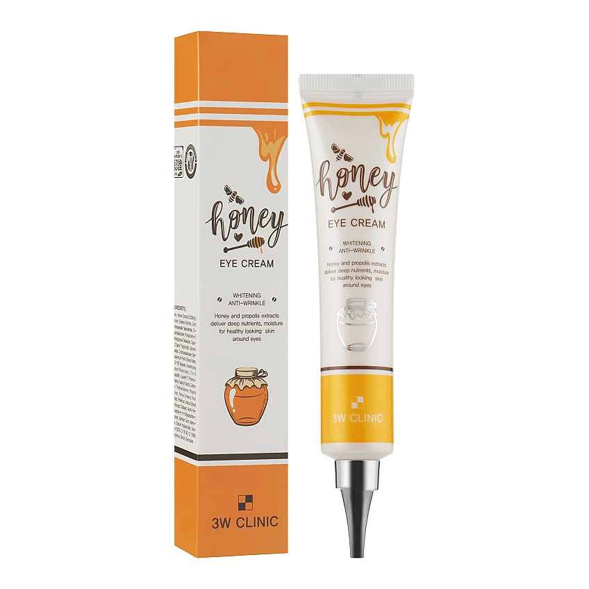 Крем для кожи вокруг глаз с экстрактом меда и прополиса 3W Clinic Honey Eye Cream