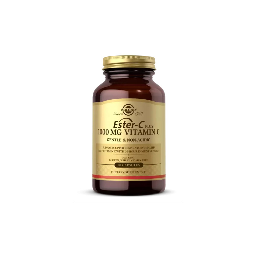 Витамин C / Ester-C Plus Vitamin C, Solgar, 1000 мг, 50 вегетарианских капсул