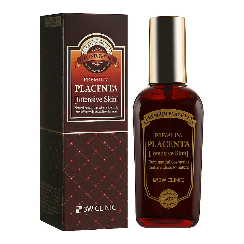 Антивіковий тонер для обличчя з плацентою 3W Clinic Premium Placenta Intensive Skin