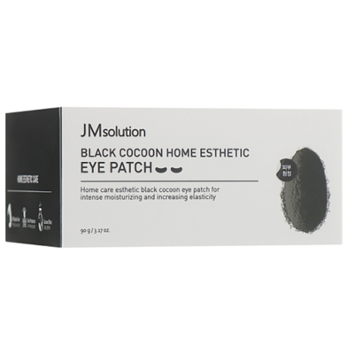 Гидрогелевые патчи ультраувлажняющие JMsolution Black Cocoon Home Esthetic Eye Patch