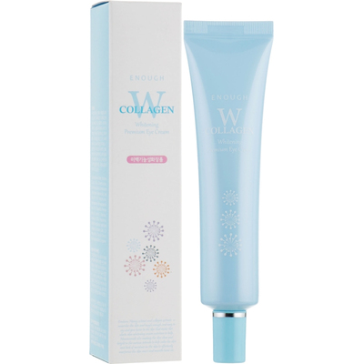 Крем для кожи вокруг глаз осветляющий с коллагеном Enough W Collagen Whitening Premium Eye Cream