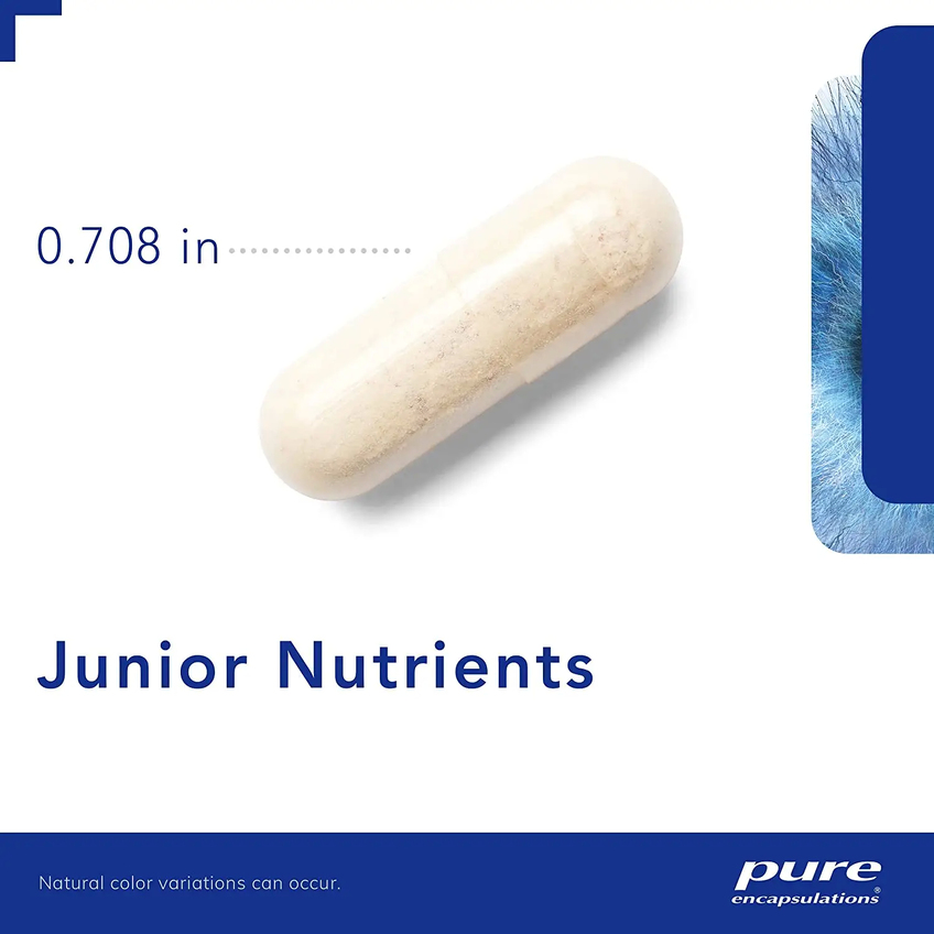 Мультивитамины для детей / Junior Nutrients, Pure Encapsulation, 120 капсул