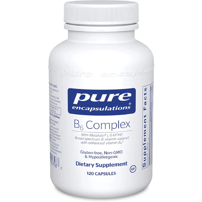 Витамин B6 комплекс / B6 Complex, Pure Encapsulations, 120 капсул