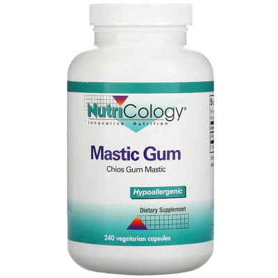 Мастичная смола / Mastic Gum, Nutricology, 240 капсул