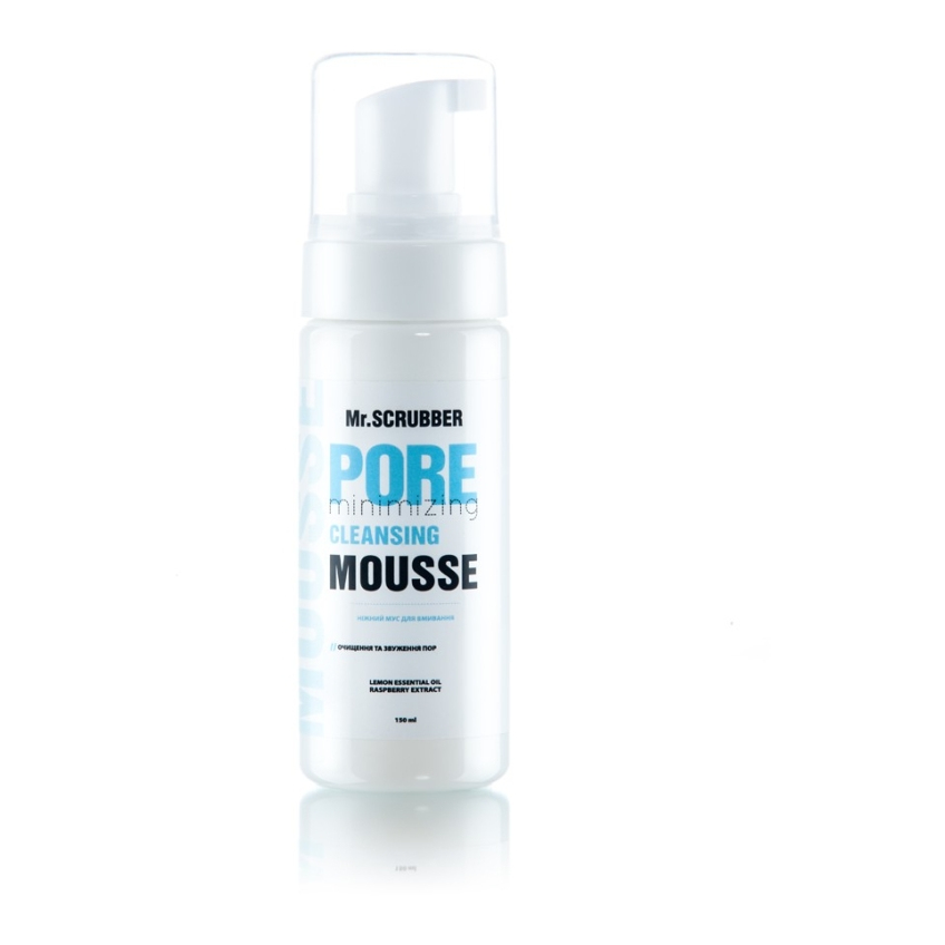 Ніжний мус для вмивання Mr.Scrubber Clay Pore Minimizing Cleansing Mousse