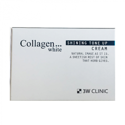 Осветляющий крем для лица 3W Clinic Clinic Collagen White Shining Tone Up Cream