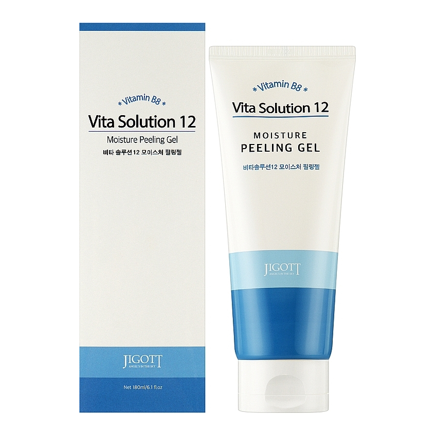 Пилинг-гель для лица увлажняющий Jigott Vita Solution 12 Moisture Peeling Gel