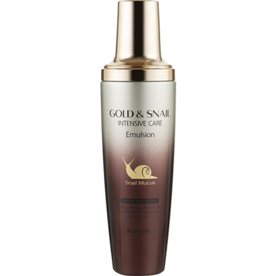 Увлажняющая эмульсия для лица с муцином улитка 3W Clinic Gold & Snail Intensive Care Emulsion