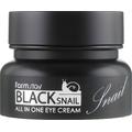Крем для глаз с муцином черной улитки FarmStay All-In-One Black Snail Eye Cream