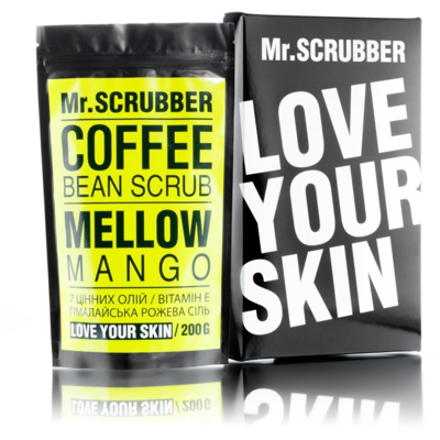 Кофейный скраб для тела манго Mr.Scrubber Mellow Mango Scrub