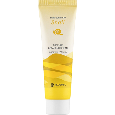 Крем для лица восстанавливающий с муцином улитки Jkosmec Skin Solution Snail Essence Repairing Cream