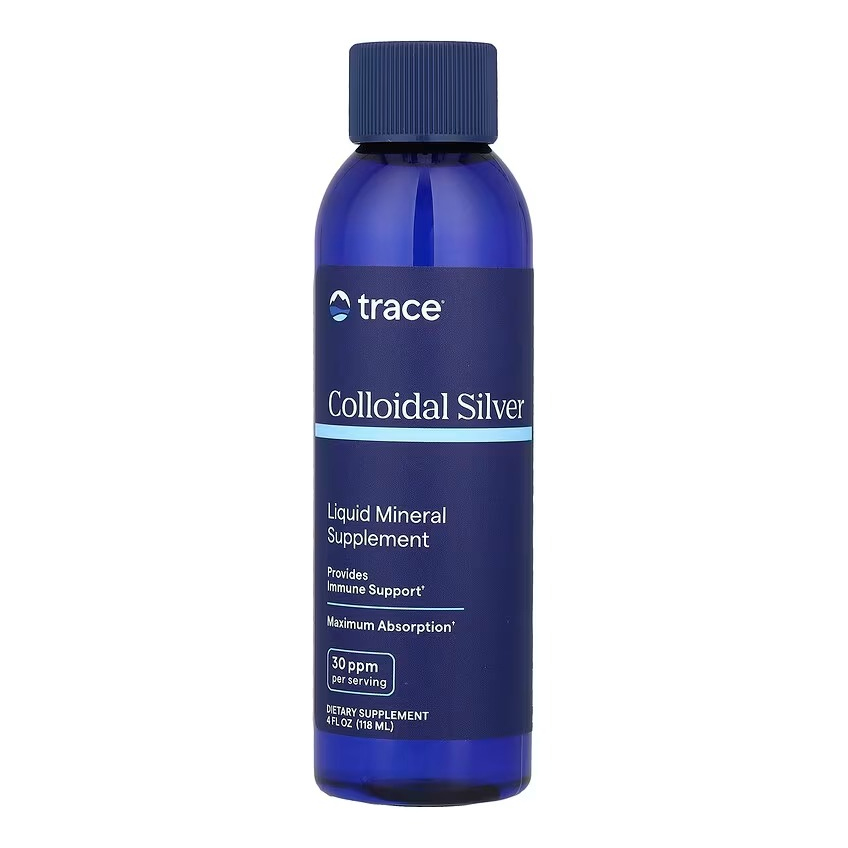 Коллоидное серебро / Colloidal Silver Spray, Trace Minerals Research, 30 ч/млн, 118 мл