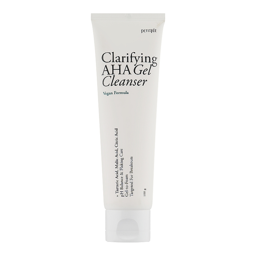 Очищающий гель для умывания с AHA кислотой Petitfee Clarifying AHA Gel Cleanser