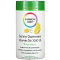 Вітамін D3 з лимонним смаком / Sunny Gummies Vitamin D3, Rainbow Light, 25 мкг, 100 жувальних цукерок